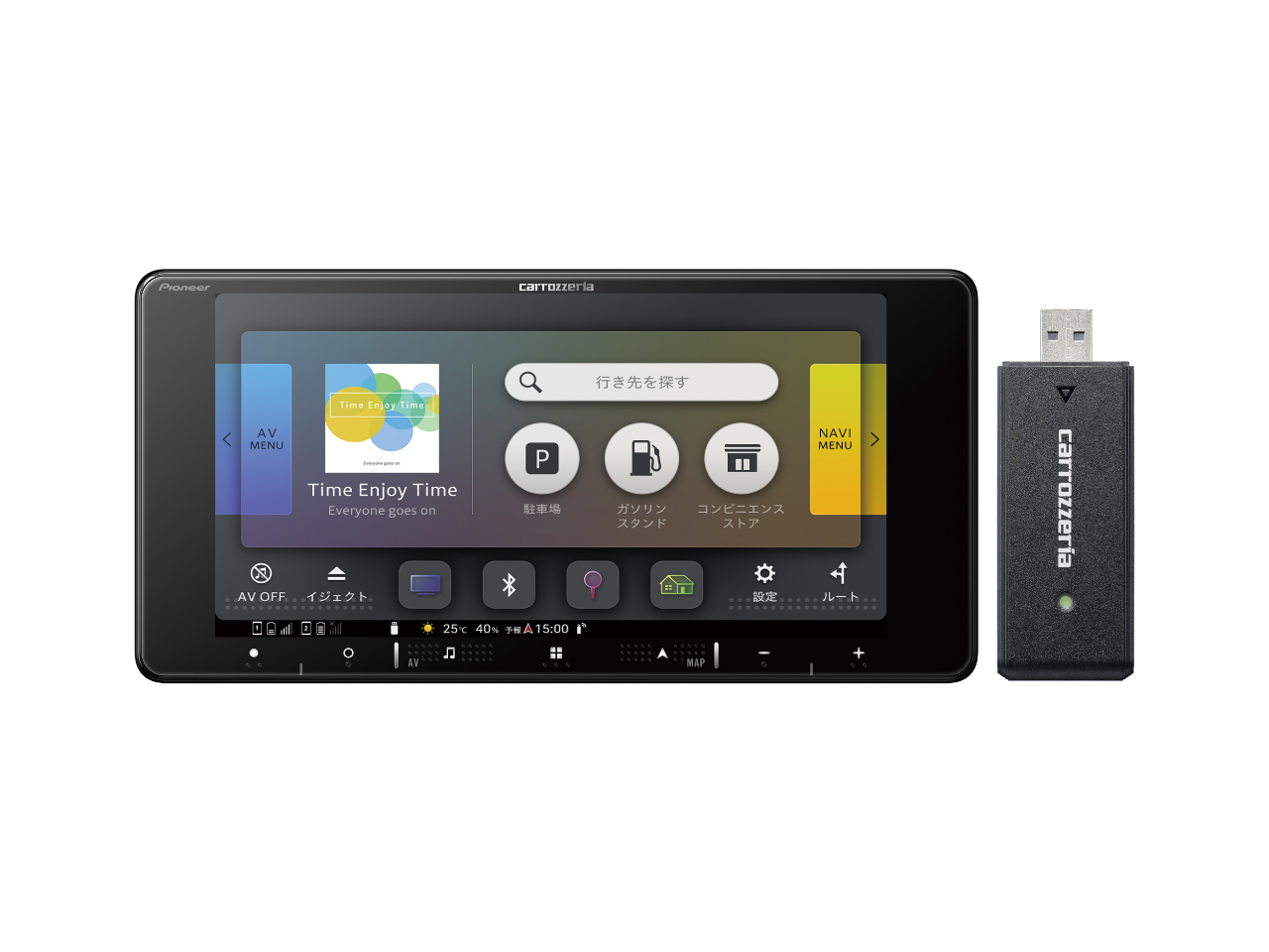 【旧モデル・箱不良】カロッツェリア 7V型 ワイド 楽ナビ ネットワークスティック同梱モデル AVIC-RW920-DC