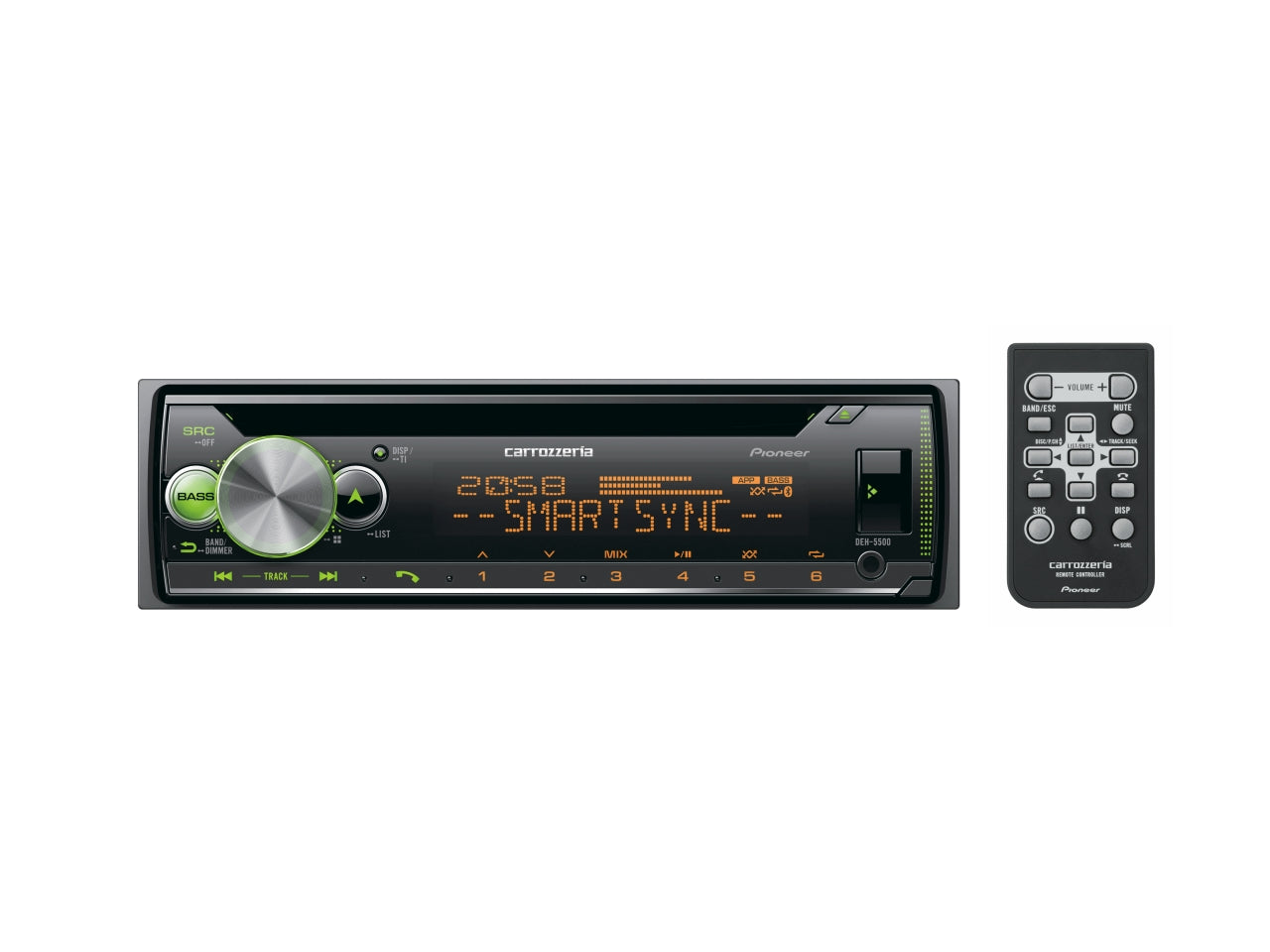 【旧モデル】カロッツェリア CD/Bluetooth/USB/チューナー・DSPメインユニット DEH-5500