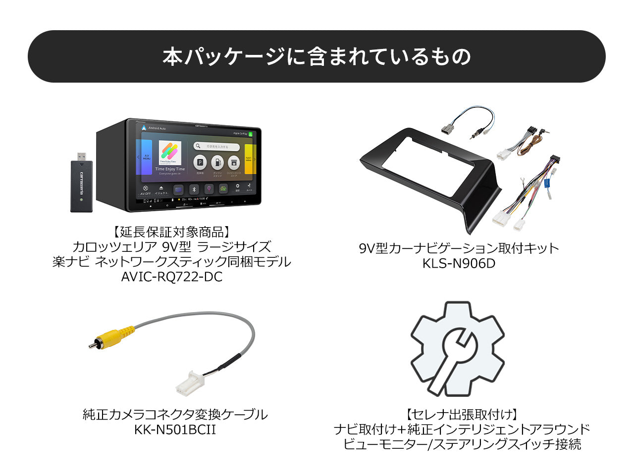 オンラインショップ限定 セレナ専用パッケージ(C28/FC28/NC28/FNC28