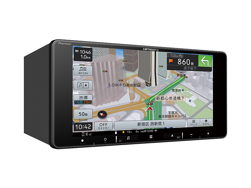 【旧モデル】カロッツェリア 7V型ワイドサイズ 楽ナビ AVIC-RW720