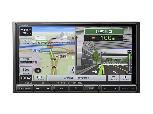 【旧モデル】カロッツェリア 7V型 2D(180mm)楽ナビ AVIC-RZ112