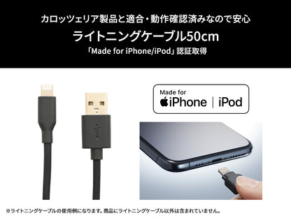 iPhone/iPod用USB変換ケーブル 50㎝ CD-IU010