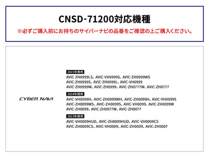 カロッツェリア HDDナビゲーションマップ TypeVII Vol.12 SD更新版 CNSD-71200