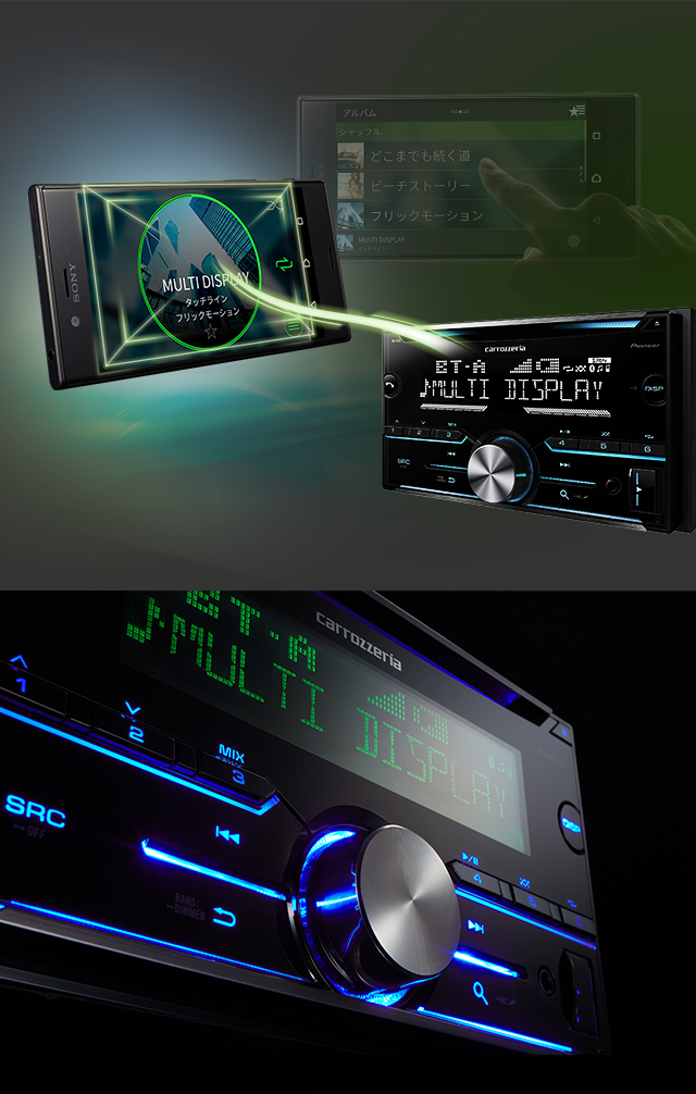 旧モデル・箱不良】カロッツェリア CD/Bluetooth/USB/チューナー