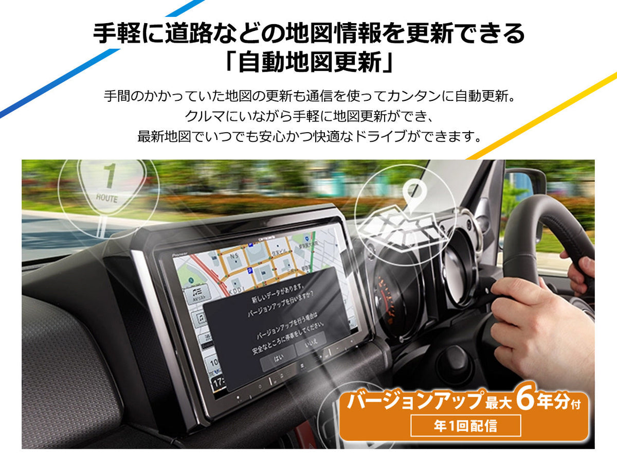 【オンラインショップ限定 N-BOX専用パッケージ(JF5/6系) 】8V型 ラージサイズ 楽ナビ ネットワークスティック同梱モデル AVIC-RL923-DC 新車・オーディオレス車用出張取付込み