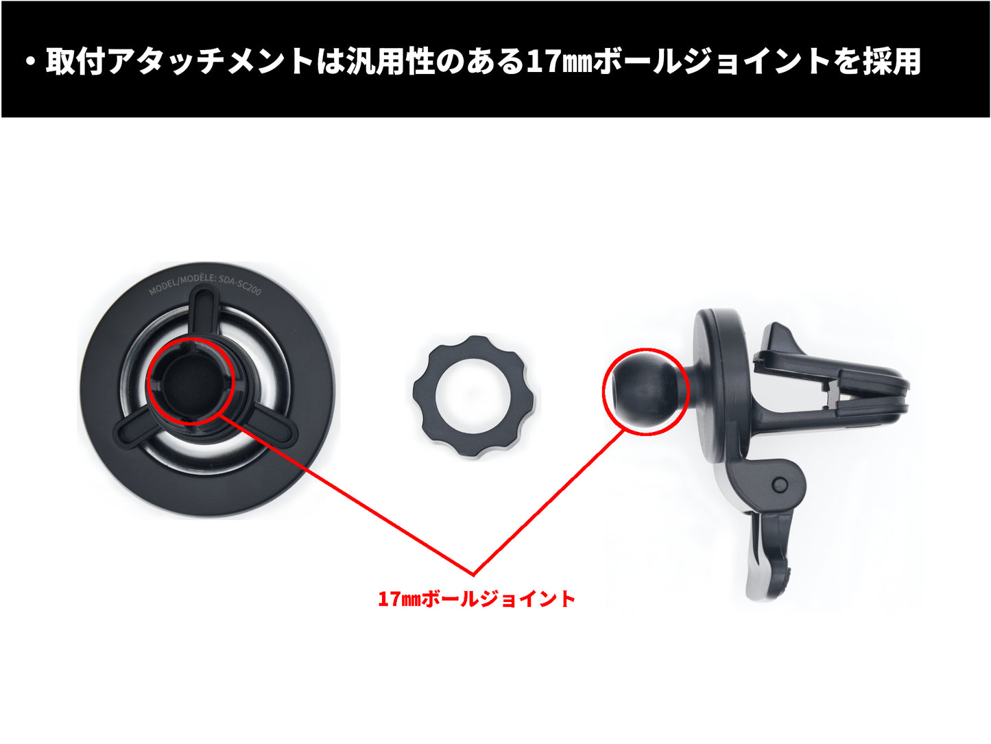 スマートフォンクレイドル SDA-SC200
