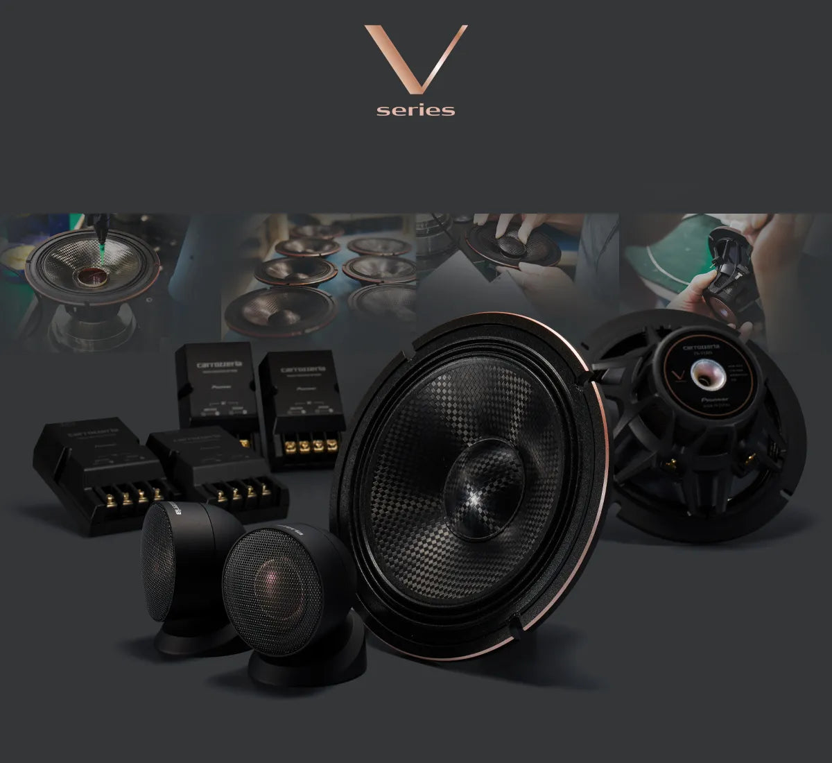 カロッツェリア カスタムフィットスピーカー TS-V174s 17cm 17cmセパレート2ウェイスピーカー TS-V174S |パイオニア公式